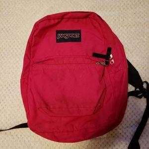 Pink Jansport backpack